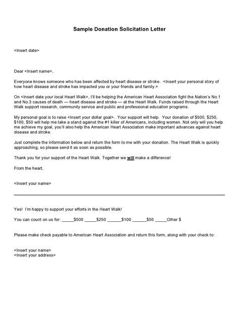 sample solicitation letter for donations|30 Editable Solicitation Letters (Free Samples).
